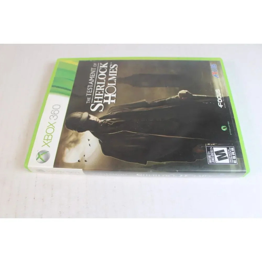 Testament of Sherlock Holmes (Microsoft Xbox 360, 2012) authentic, tested